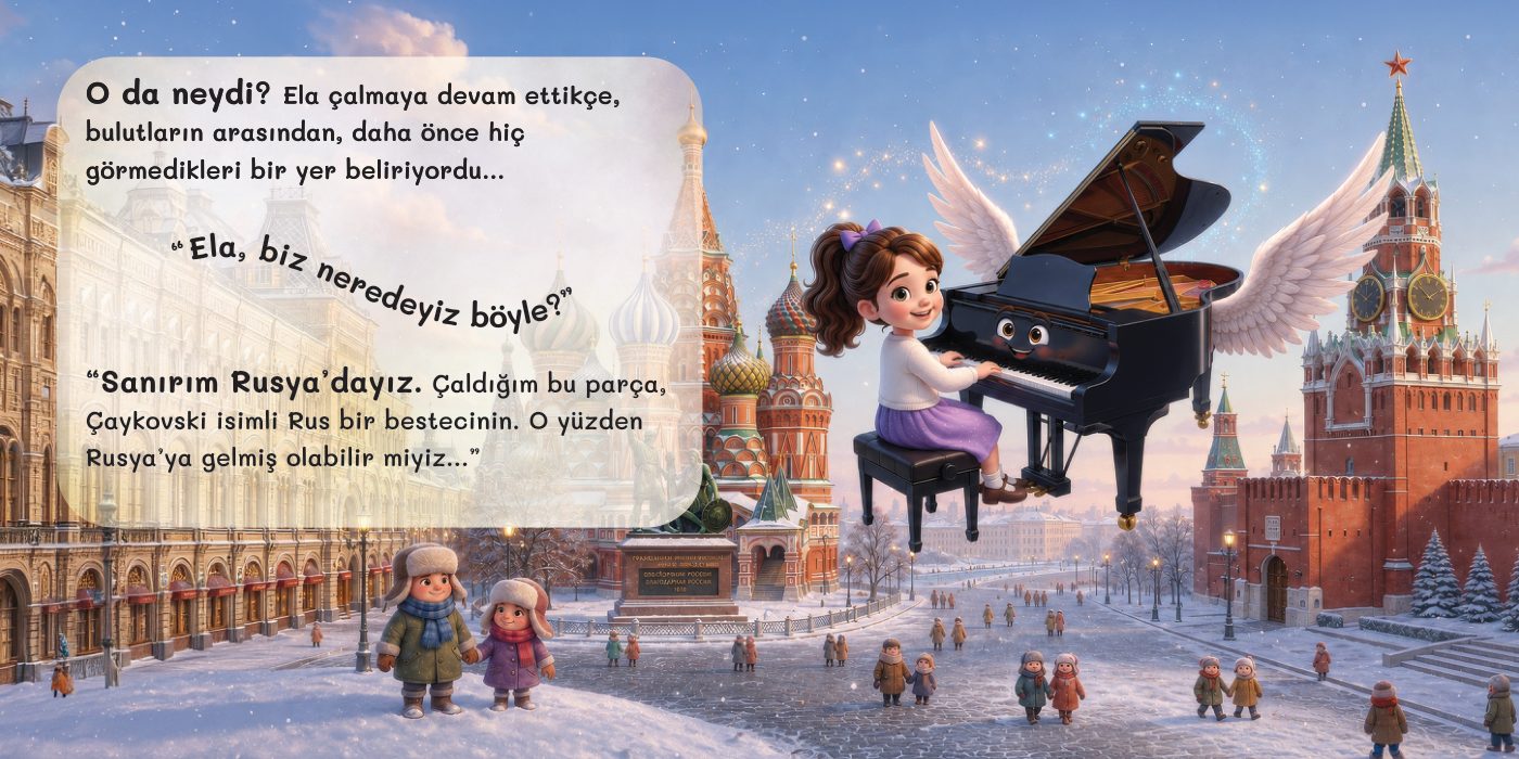 Çaykovski'nin Moskova'sına yolculuk — kitaptan bir sayfa